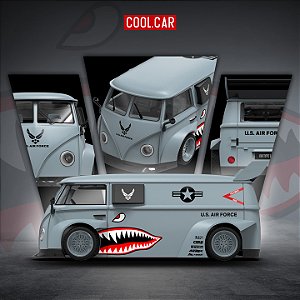 *** PRÉ-ORDER *** Volkswagen T1 Shark Mouth 1:64 Cool Car QTD3
