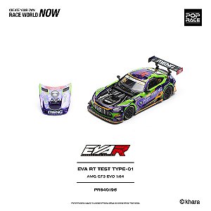 *** PRÉ-ORDER *** EVA RT Test Type 01 AMG GT3 EVO Macau GP 2023 1:64 POP RACE QTD3