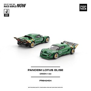 *** PRÉ-ORDER *** PANDEM Lotus Elise 1:64 POP RACE Verde QTD3
