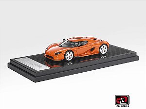 *** PRÉ-ORDER *** Koenigsegg CC850 1:64 LCD Models Laranja QTD3