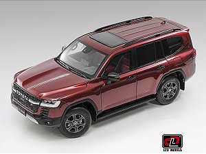 *** PRÉ-ORDER *** Toyota Land Cruiser 300 GR Sport 1:18 LCD Models Vermelho