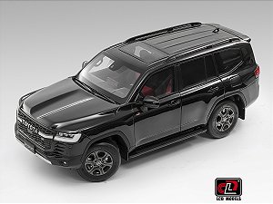 *** PRÉ-ORDER *** Toyota Land Cruiser 300 GR Sport 1:18 LCD Models Preto