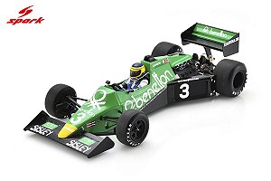 Fórmula 1 Tyrrell 012 No.3 6th Dutch GP 1983 1:18 Spark