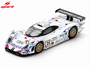 *** PRÉ-ORDER *** Porsche 911 GT1 No.26 Winner 24Hs Le Mans 1998 1:64 Spark QTD3
