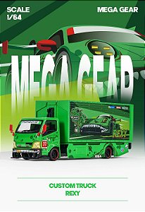 *** PRÉ-ORDER *** Custom Box Truck 1:64 Mega Gear Verde