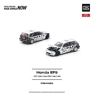 *** PRÉ-ORDER *** HONDA CIVIC (EF9) #15 JTC 1991 InterTEC 1:64 POP RACE QTD3