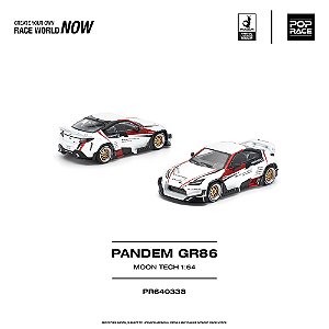 *** PRÉ-ORDER *** Pandem GR 86 MOONTECH 1:64 POP RACE QTD3