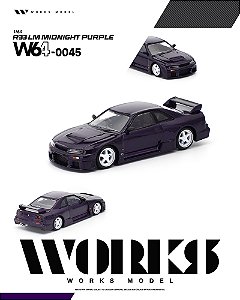 *** PRÉ-ORDER *** R33 LM Midnight Purple 1:64 Works Model QTD3