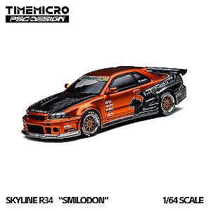 *** PRÉ-ORDER *** Skyline R34 Smilodon 1:64 TimeMicro QTD3