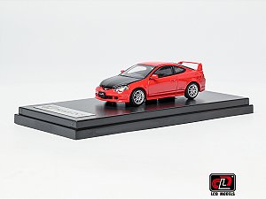 *** PRÉ-ORDER *** Honda INTEGRA (DC5) TYPE-R 1:64 LCD Models Vermelho