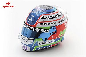 Capacete Mercedes AMG PETRONAS F1 Team Kimi Antonelli 2026 1:5 Spark