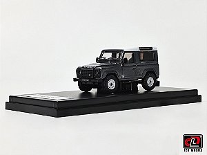 *** PRÉ-VENDA *** Land Rover Defender 90 V8 1:64 LCD Models Cinza PV12943