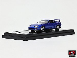 *** PRÉ-VENDA *** Toyota Supra A80 1:64 LCD Models Azul PV12943