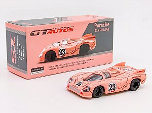 *** PRÉ-ORDER *** Porsche 917 Pink Pig 24Hs Le Mans 1971 1:64 GTAutos QTD3