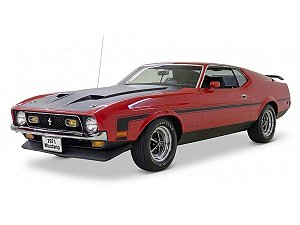 Ford Mustang Boss 351 1971 1:18 Sunstar Vermelho