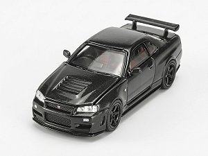 *** PRÉ-VENDA *** Nissan Skyline GT-R (R34) Customized 1:64 MOTORHELIX