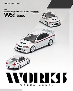 *** PRÉ-ORDER *** Mitsubishi Lancer Evolution VI Tommi Makinen 1:64 Works Model QTD3