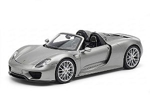 Porsche 918 Spyder (Conversível) 1:24 Welly Cinza