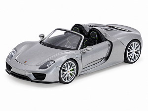 Porsche 918 Spyder (Conversível) 1:24 Welly Cinza
