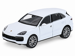 Porsche Cayenne Turbo 1:24 Welly Branco