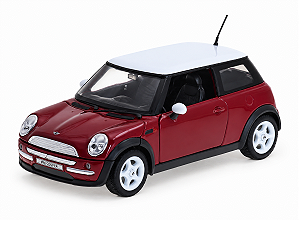 Mini Cooper 1:24 Welly Vermelho