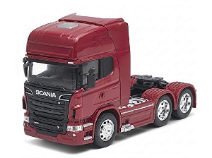 Scania R 730 V8 (6X4) 1:32 Welly Vermelho