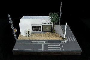 *** PRÉ-VENDA *** Diorama Liberty Walk Nagoya Main Headquarters Store #1 1:64 MOTORHELIX PV13007