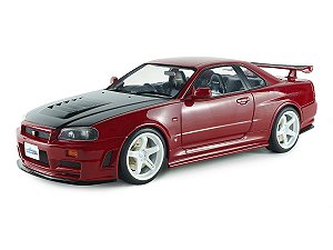 *** PRÉ-ORDER *** Nissan Skyline GT-R (BNR34) 1999 Solido Works NISMO Parts 1:18 Solido Vermelho