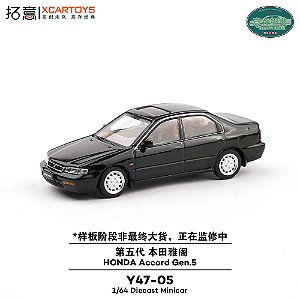 *** PRÉ-ORDER *** Honda Accord GEN.5 Black 1:64 XCARTOYS QTD3