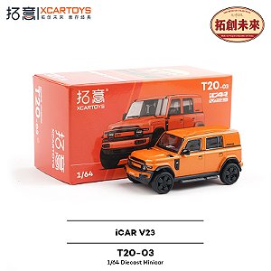 *** PRÉ-ORDER *** ICar V23 Orange 1:64 XCARTOYS QTD3