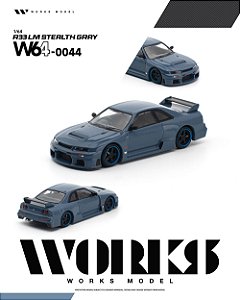 *** PRÉ-ORDER *** R33 LM STEALTH GRAY 1:64 Works Model QTD3