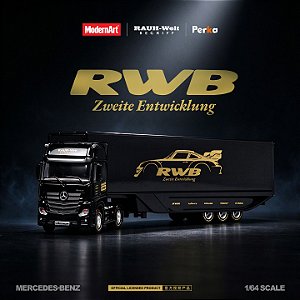 *** PRÉ-ORDER *** Carreta Mercedes Benz RWB 1:64 ModernArt