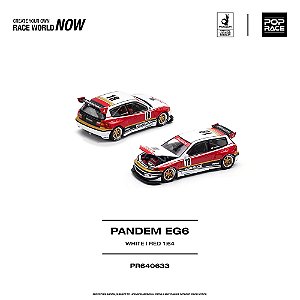 *** PRÉ-ORDER *** PANDEM EG6 1:64 POP RACE QTD3