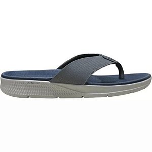 Chinelo Skechers Go Consistent Sandal masculino cinza/azul