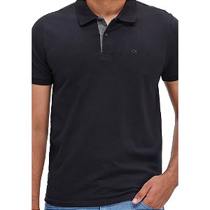 Camiseta Polo Slim M/C Ogochi Preto    007001001-0005