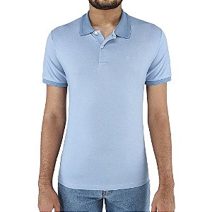Camiseta Polo Slim M/C Ogochi Azul Claro