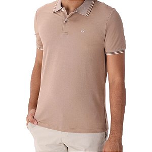 Camiseta Polo Ogochi Slim Piquet Nude   007484025-0024
