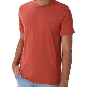 Camiseta M/C Ogochi Essencial Slim Terracota    006490001-1441