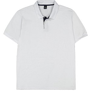 Camisa Polo Ogochi M/C Casual Plus Size Branco     075300019-1001