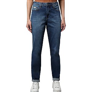 Calça Calvin Klein Jeans Mom Feminino CF5PC11JM079-0585
