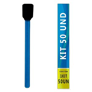 Vonixx Kit 50 Mini Stick Modelo 2 Grande | Espuma Selada e Haste Flexível Para Limpeza Automotiva Delicada | REF:5030