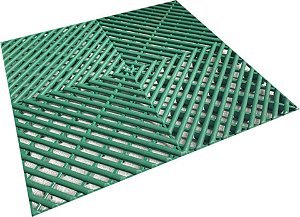 Piso Modular Mandala Verde 30x30 | Antiderrapante | Auto Drenagem | Fácil Instalação | Alta Durabilidade | REF:5543