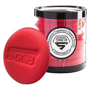 Aplicador de Cera Macio SGCB (6 un.) | Espuma Ultra-Macia, Lavável e Reutilizável para Polimento | REF:2850