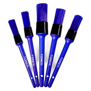 Vonixx Kit 5 Pincéis Detalhamento Externo | Limpeza Profissional e Versátil Para Rodas e Chassis | REF:5027