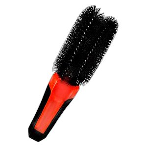 Sigma Escova para Parafusos de Roda | 3 Braços Moldáveis, Cerdas Seguras e Cabo Emborrachado para Detalhamento | REF: 6228