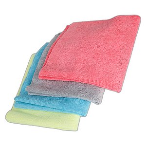 Toalhas de Microfibra CarPro 2Face Lite - 40x40cm, 200gsm | Cores Sortidas e Seguras para Pintura | REF:5431