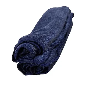 Toalha Microfibra Mandala 50x90cm | Alta Absorção | Secagem Rápida e Segura | Proteção da Pintura | Azul Escuro | REF:5594