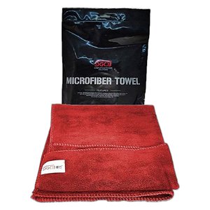 SGCB MIC MULTI 96GSM 40x60 Vermelha | Toalha de Microfibra Ultra Macia para Lustro e Secagem | REF:2929
