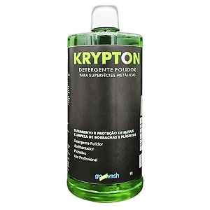 Go Eco Wash Krypton 1L | Limpeza Profunda e Brilho Seguro para Metais, Plásticos e Borrachas | REF:5462
