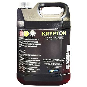 Go Eco Wash Krypton 5L | Detergente Polidor com Ácido Vegetal para Metais e Plásticos | Brilho e Proteção Prolongada | REF:5510